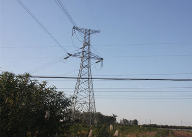 Overhead Transmission Line Steel Tower,  Dead End Cable Tower for Power Transmission Line