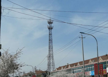 180KM / H Mobile Network Tower , Cellular / Mobile Phone Microwave Tower