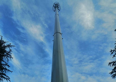 Overlapping Monopole GSM Octagonal Telecom Steel Tower