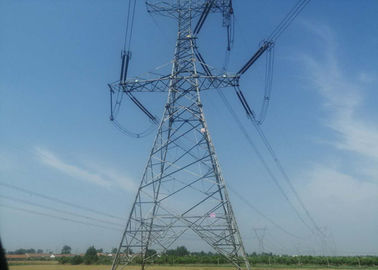 220KV ASTM A572 Angular Powerline Electricity Pylons
