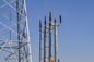 Tall 500KV Lattice Transmission Tower , Welding Metal Power Line Towers