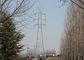 Metal Lattice 220 Kv Transmission Line Towers , Hot Dip Galvanized Steel Tower