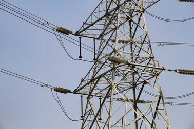 Double Circuit Powerful Angle Steel Tower Customized Design For Power Supply