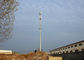 Hot Dip Galvanization Tapered Monopole Antenna Tower , 45m Octagonal Tapered Steel Structure Tower