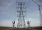 220KV Steel Electricity Pylons Double Circuit Self Supporting Transmission Tower