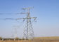 Q345B Material Electricity Pylons,  Electric Power Transmission Line Angle Steel Tower