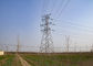 4 Legs Overhead Electric Power Tower ，High Voltage Q345B / Q235B Steel Grade  Electric Towers