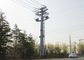 Conical Monopole Transmission Tower , 13m Once Forming Monopole Steel Tower