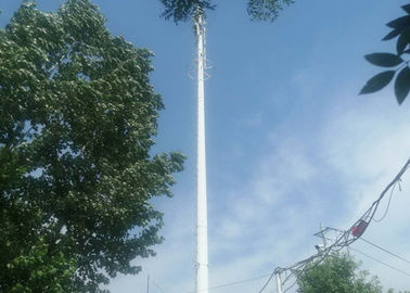 Overlapping Monopole GSM Octagonal Telecom Steel Tower