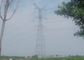 Straight Line Tower 132KV Double Circuit Q345B Steel Pylon
